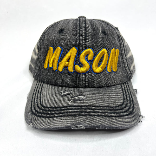 Mason Black Denim Dad Hat