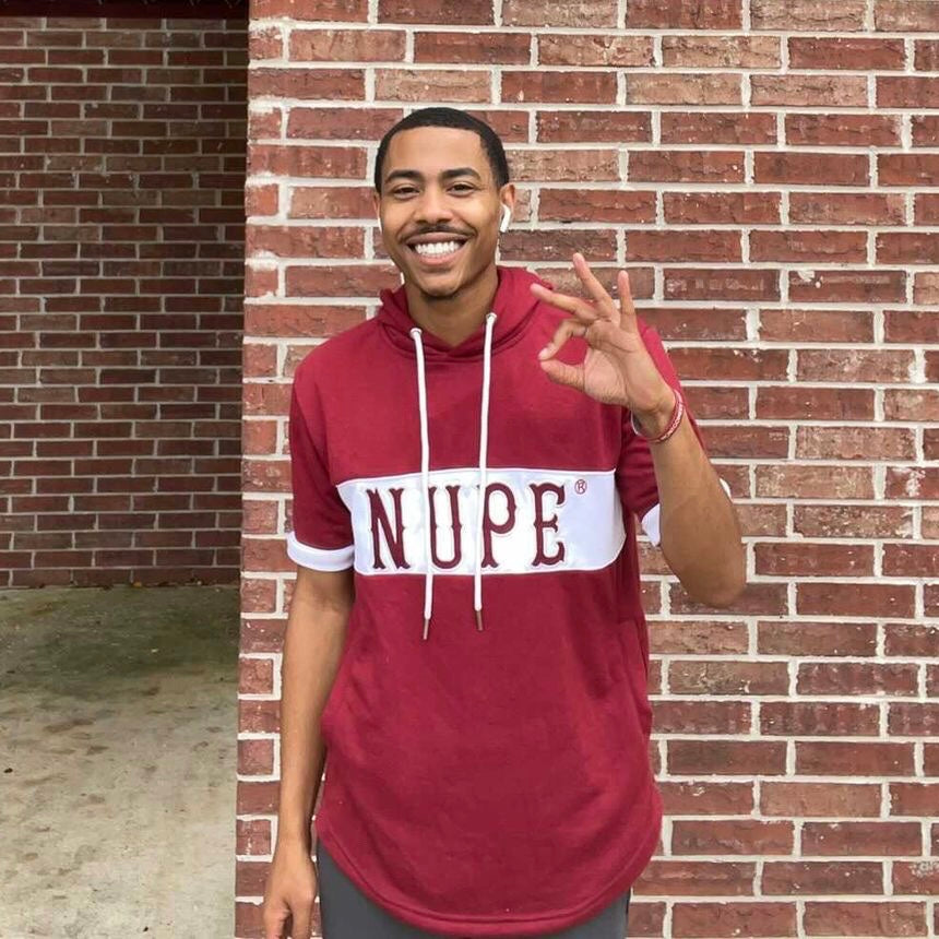 Kappa Krimson NUPE SS Hoodie