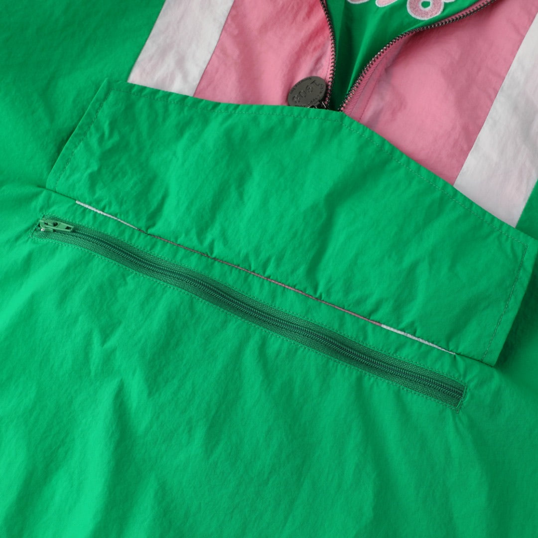 AKA Half Zip Windbreaker Jacket Read Description