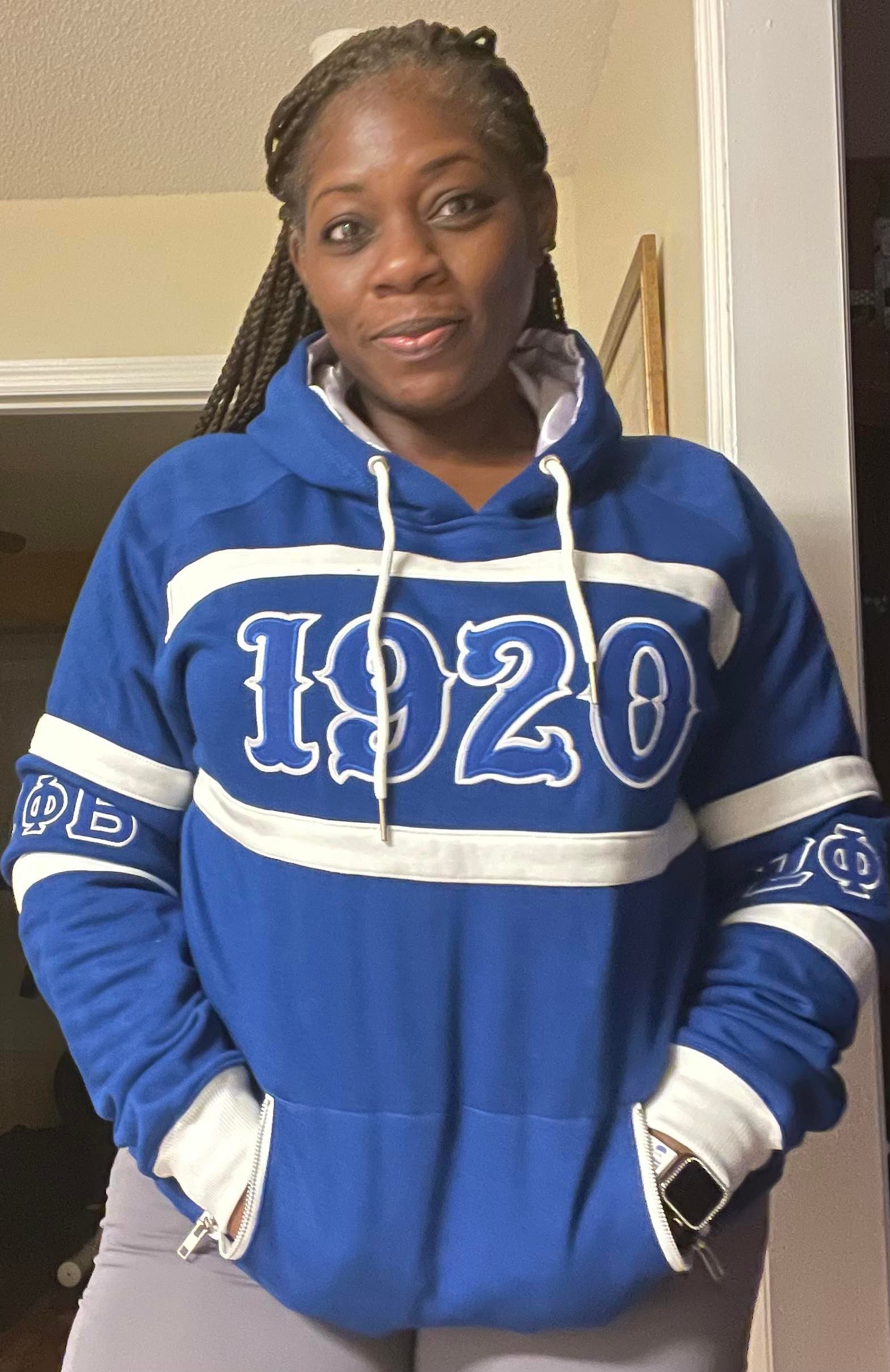 Zeta Phi Beta 1920 Blue Hoodie