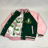 AKA Wool and Leather Letterman Jacket