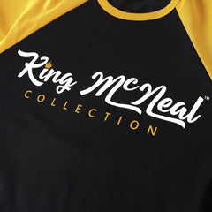 KMC Black/Gold Premium Raglan Shirt