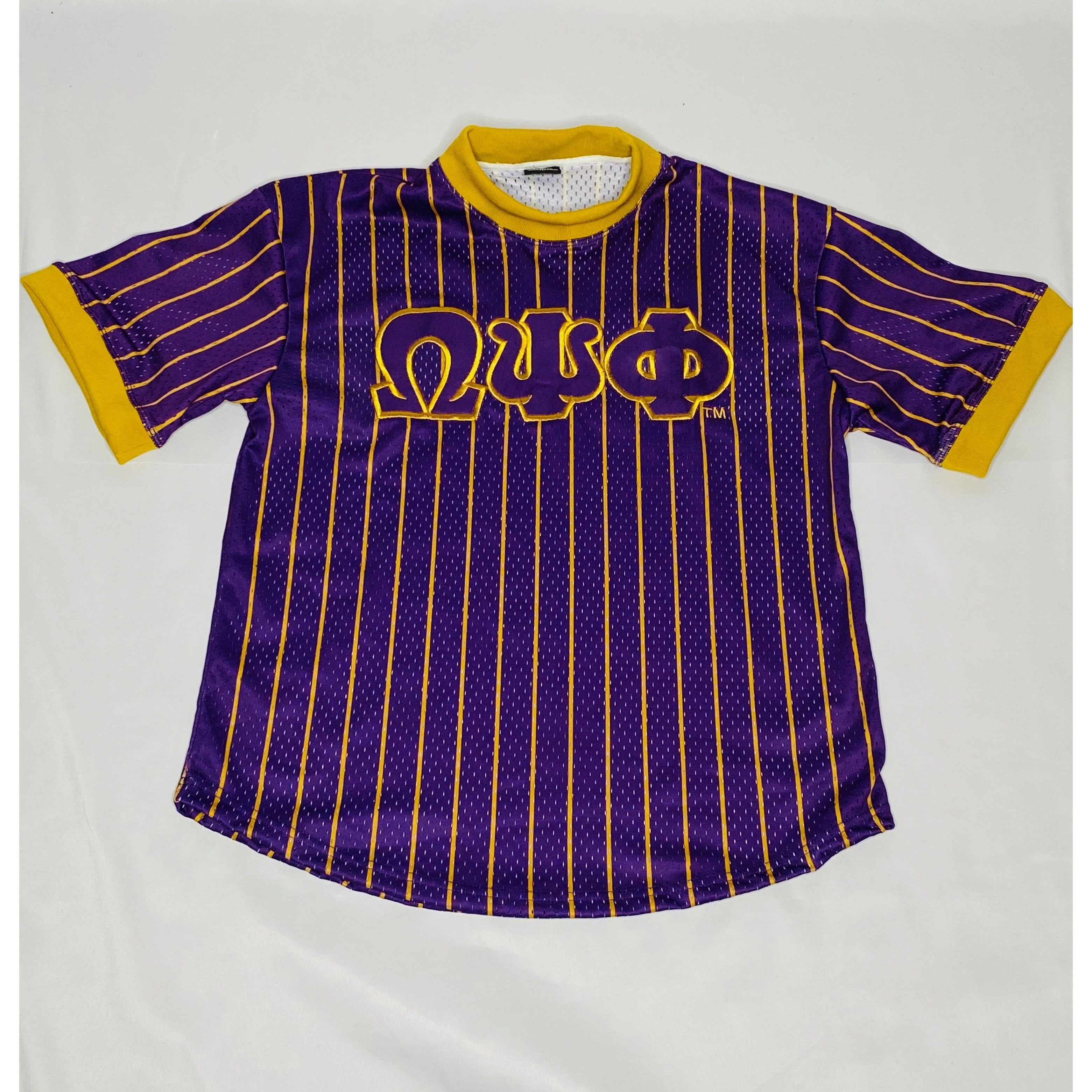 Omega Psi Phi Pinstripe Baseball Jersey