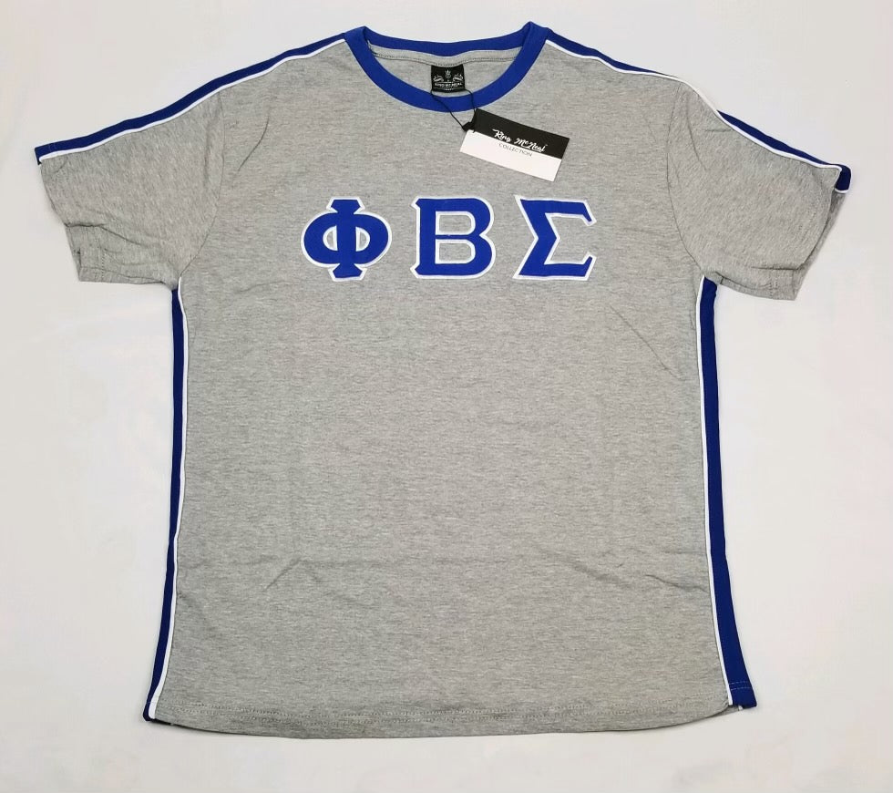 Phi Beta Sigma Letter Grey Premium Shirt