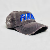 Zeta Phi Beta Finer Grey Denim Hat