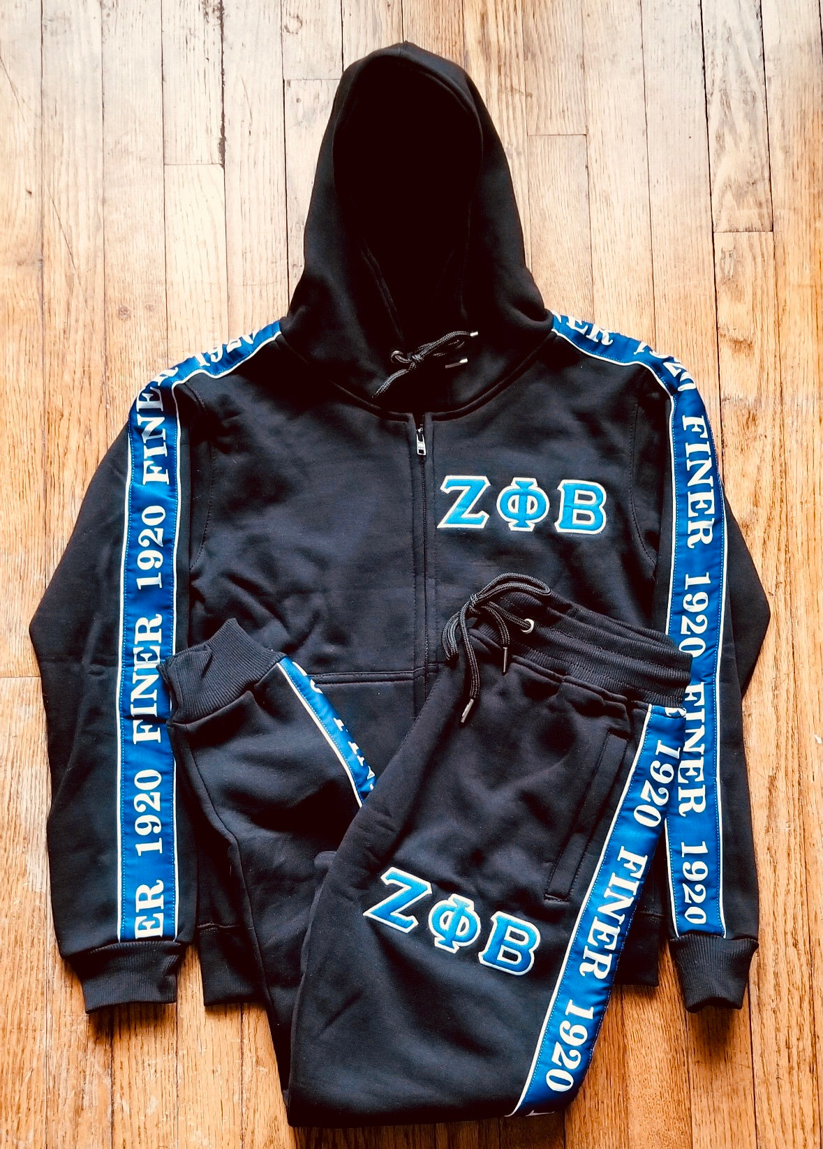 Zeta Black Tapered Jacket (Unisex Size)