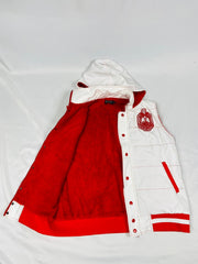 Delta Hooded Puffer Vest Sherpa Lining
