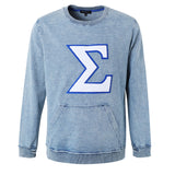 Sigma Denim Chenille Crewneck