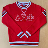 Delta Sigma Theta Red Chenille Crewneck