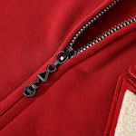 Delta Crimson Varsity Fleece Jacket