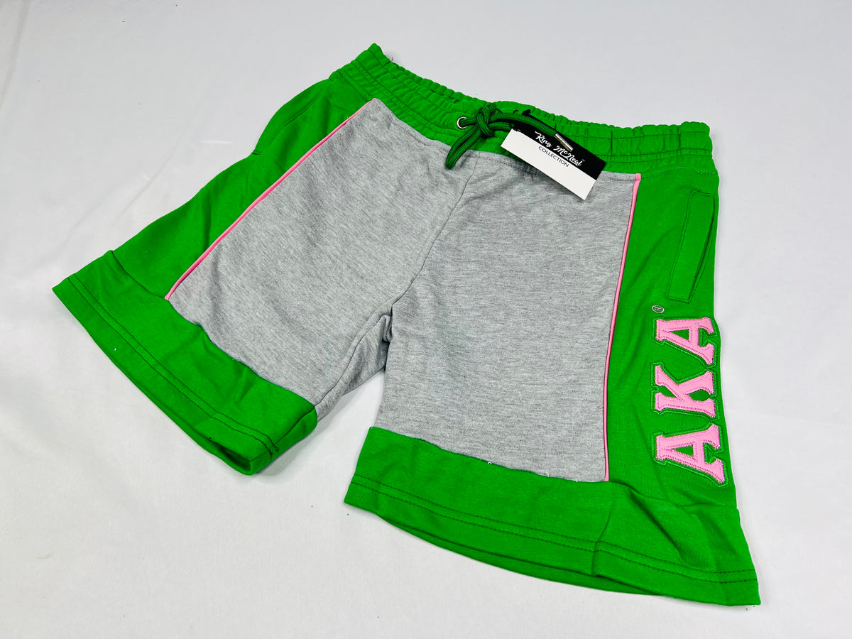 AKA Grey Fleece Shorts (Unisex Fit)