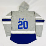Zeta Grey Hockey Hoodie Unisex