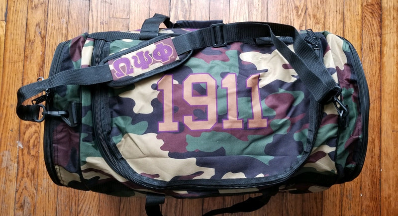 Omega Psi Phi Camo Duffle-Bag