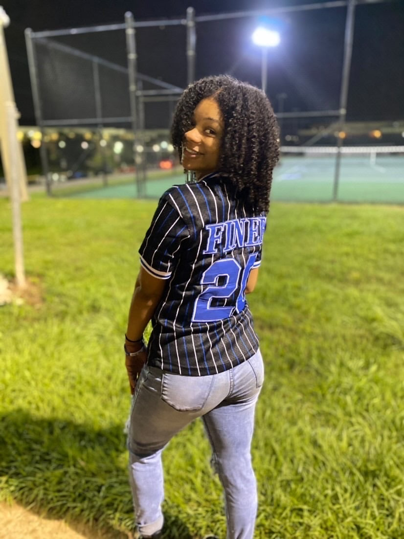 Zeta Phi Beta Black Baseball Jersey