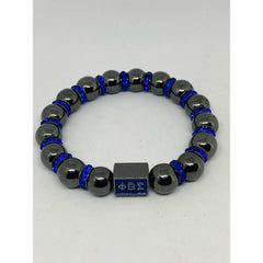 Phi Beta Sigma Hematite Bracelet