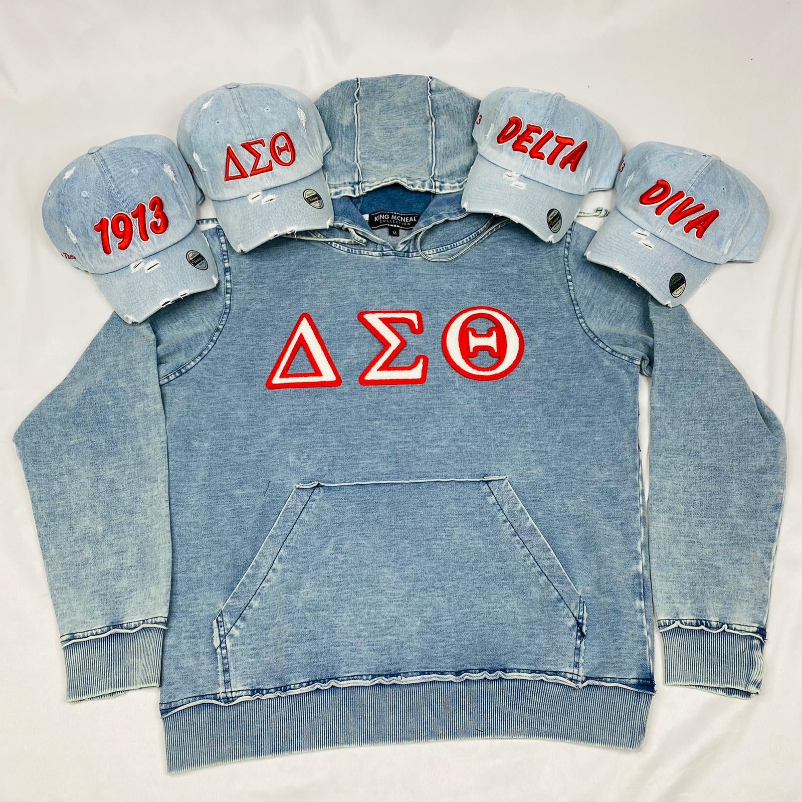 Delta Chenille Denim Hoodie