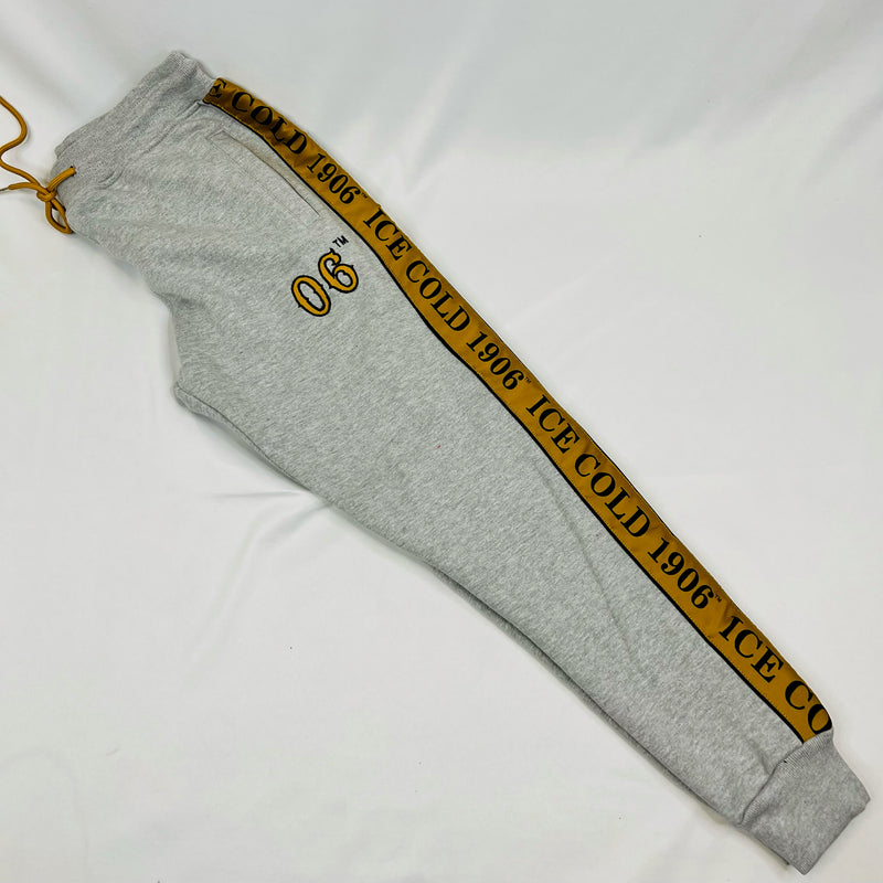 Alpha Grey Tapered Sweatsuit Joggers