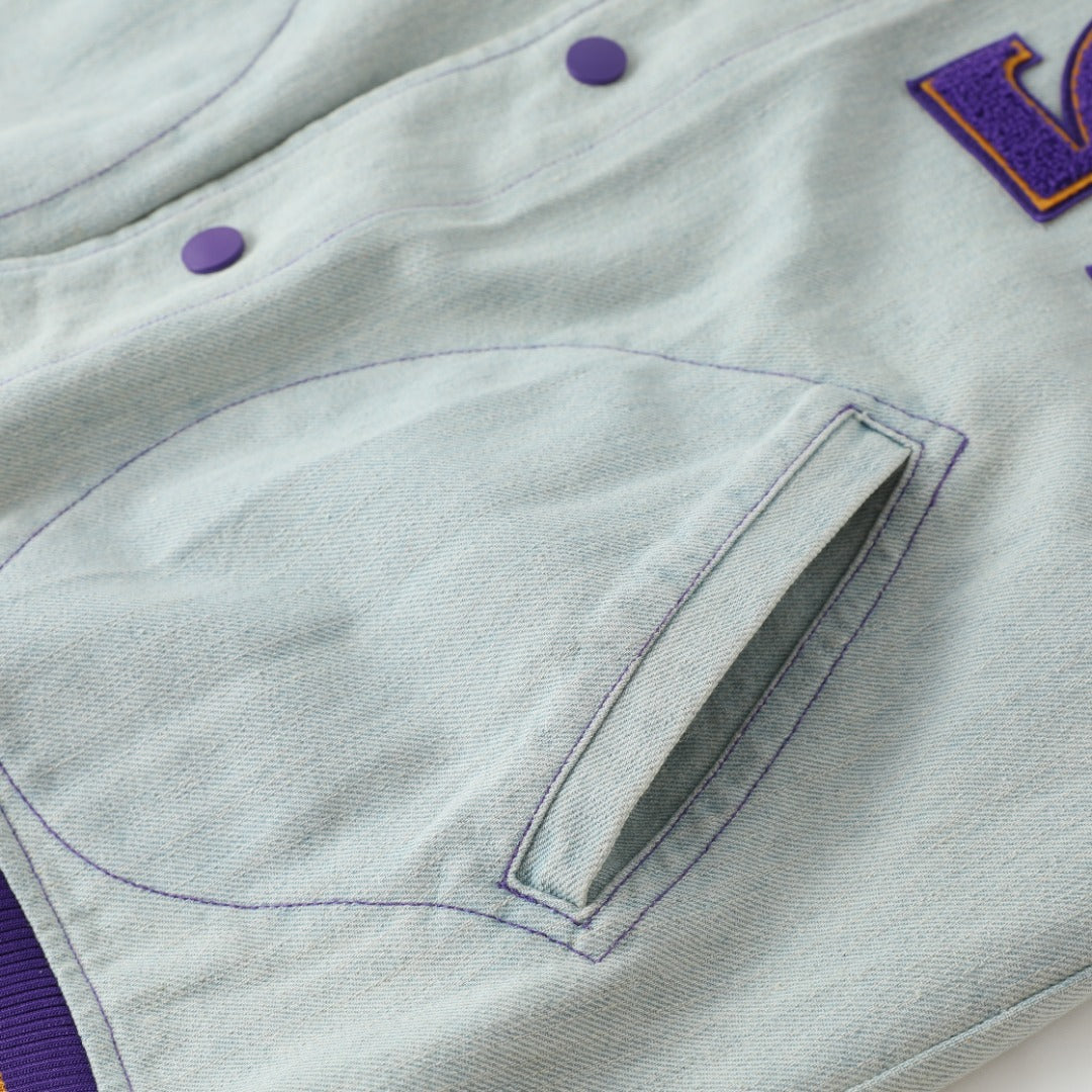 Omega Light Denim Chenille Jacket