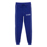 Zeta Tech Fleece Joggers Royal White Trim