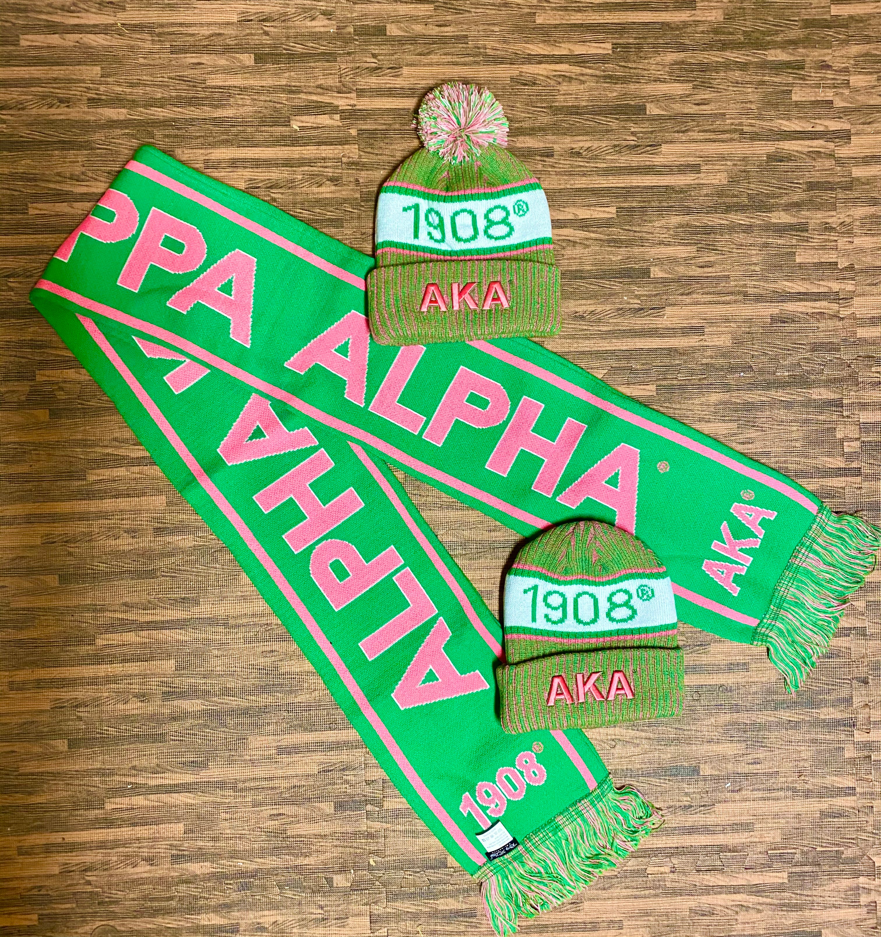 AKA Green Scarf and One Hat