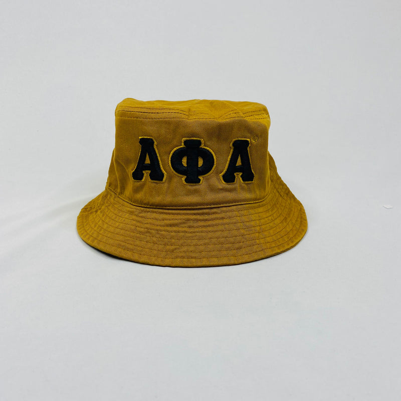 Alpha Gold Bucket Hat