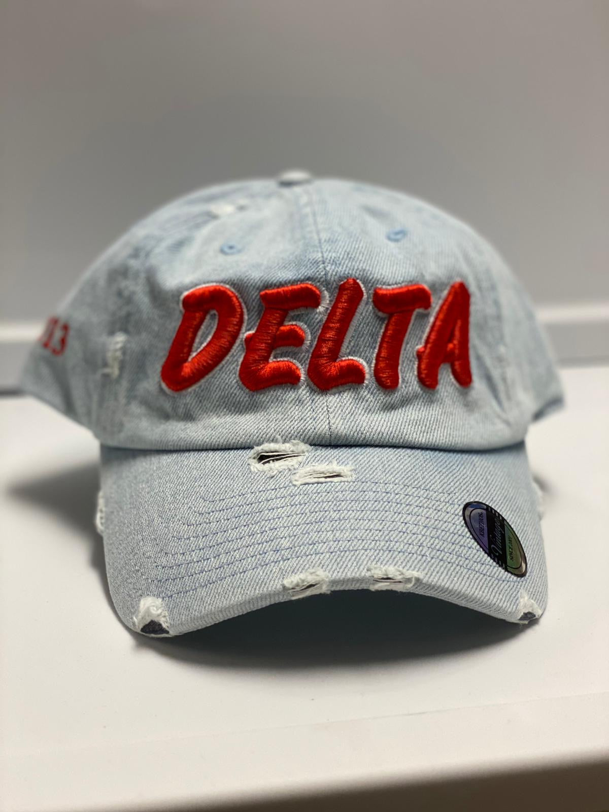 Delta Sigma Theta Light Denim Hat