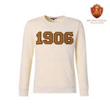 Alpha 1906 Neutral Chenille Pocket Crewneck