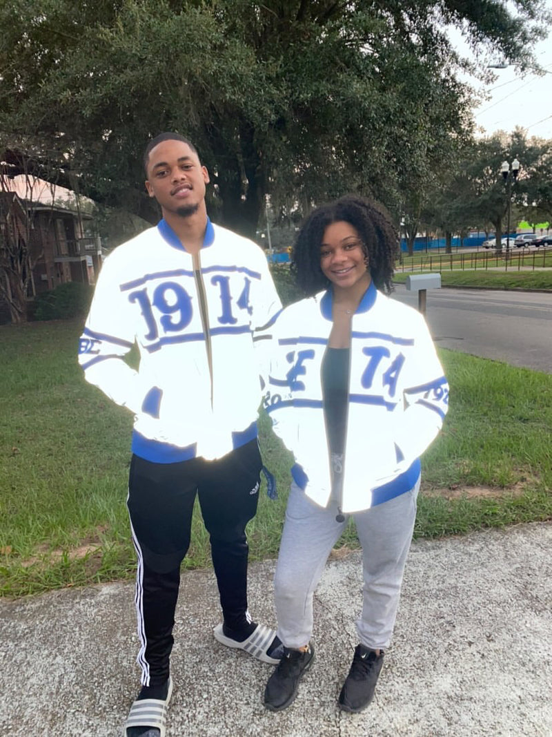 Zeta Phi Beta Reflective Bomber Jacket