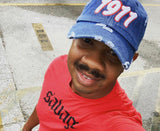 Kappa 1911 denim dad hat