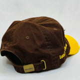 “ΙΦΘ” Iota Phi Theta Brown & Yellow Gold distressed hat