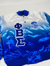 Phi Beta Sigma Faded Bomber Jacket