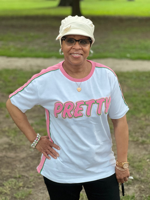 Pretty White Premium Chenille Shirt