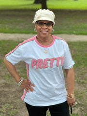 Pretty White Premium Chenille Shirt