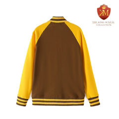 Iota Brown Varsity Fleece Jacket