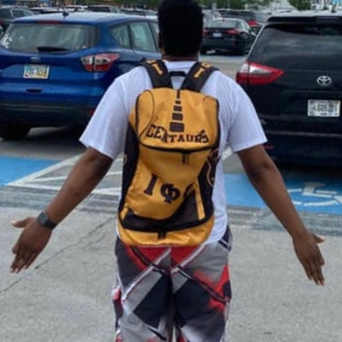 Iota Gilded Gold Backpack