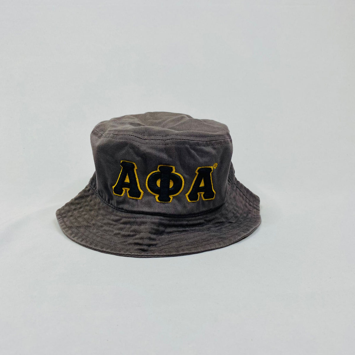 Alpha Dark Grey Bucket Hat