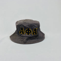 Alpha Dark Grey Bucket Hat