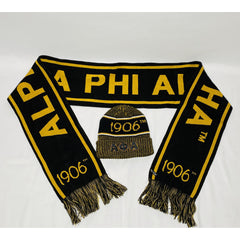 Alpha Scarf And Beanie Hat