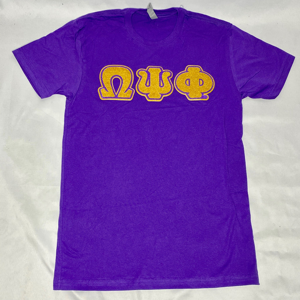 Omega Psi Phi Chenille Premium Letter Tshirt – The King McNeal Collection
