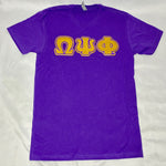 Omega Psi Phi Chenille Premium Letter Tshirt