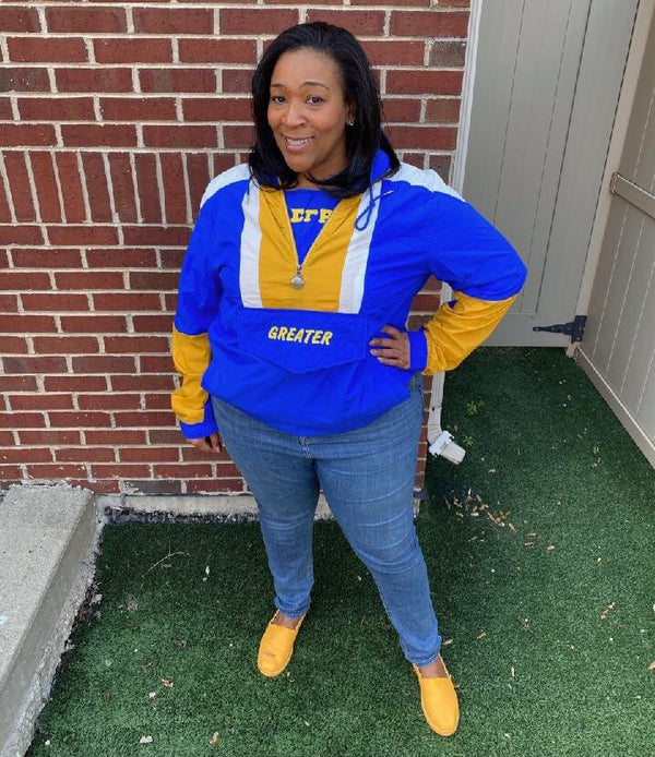SGRho Half Zip Windbreaker Jacket Read Description