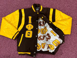 Iota Wool And Leather Letterman Jacket
