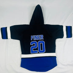 Zeta Black Hockey Hoodie Unisex