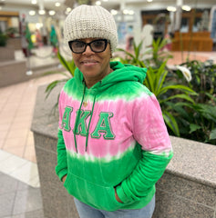 AKA Chenille Tie Dye Hoodie