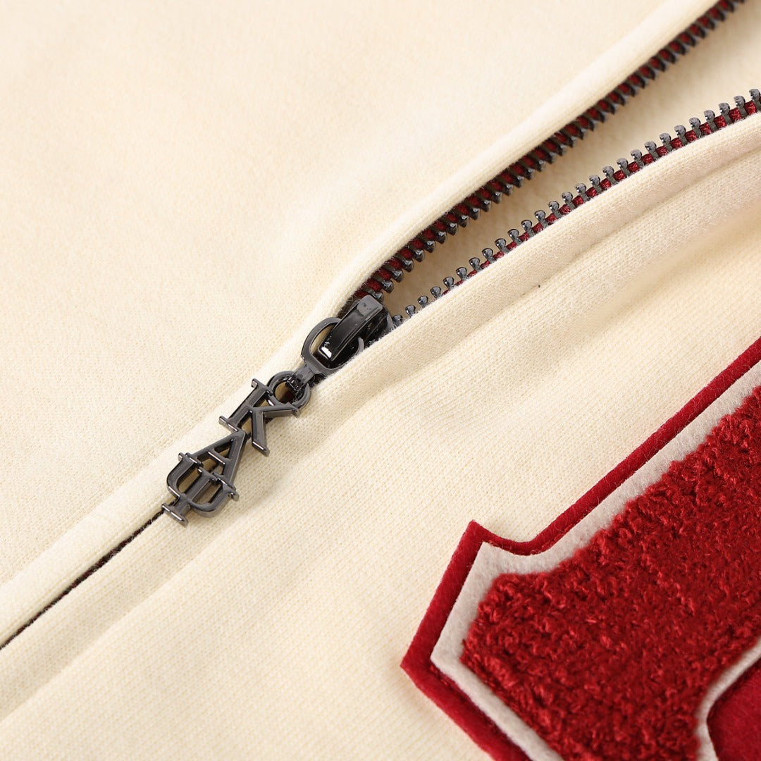 Kappa Kream Varsity Fleece Jacket