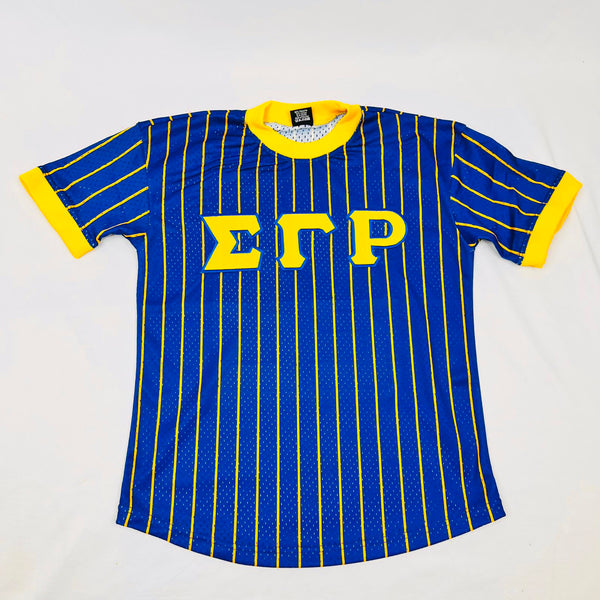 Sigma Gamma Rho Pinstripe Baseball Jersey