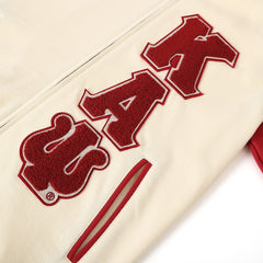 Kappa Kream Varsity Fleece Jacket
