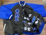 Sigma Black Bomber Jacket Custom Lining