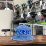 Denim Zeta Phi Beta Bucket Hat