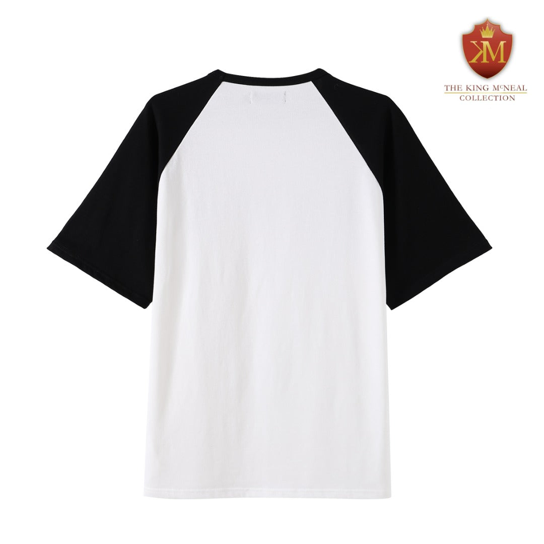 KMC Black/Wht Premium Raglan Shirt